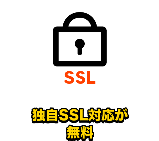 独自SSL対応が無料
